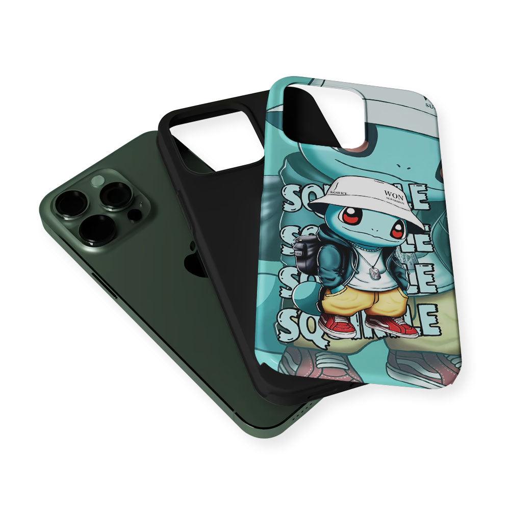 Pokemon Squirtle Cool Style 2 in 1 Tough Phone Case-Oxvistore
