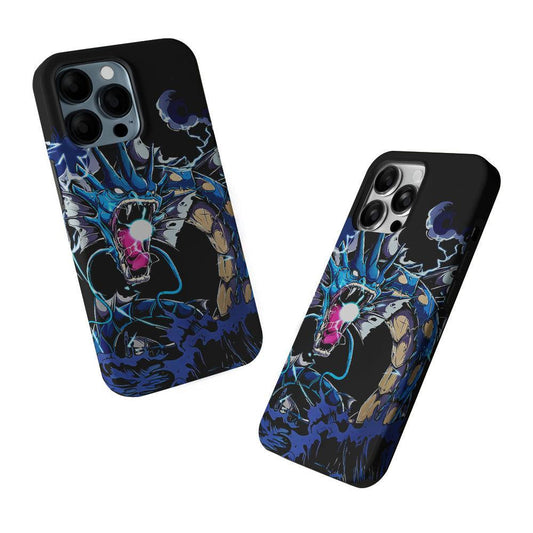 Pokemon Water Gyarados 2 in 1 Tough Phone Case-Oxvistore