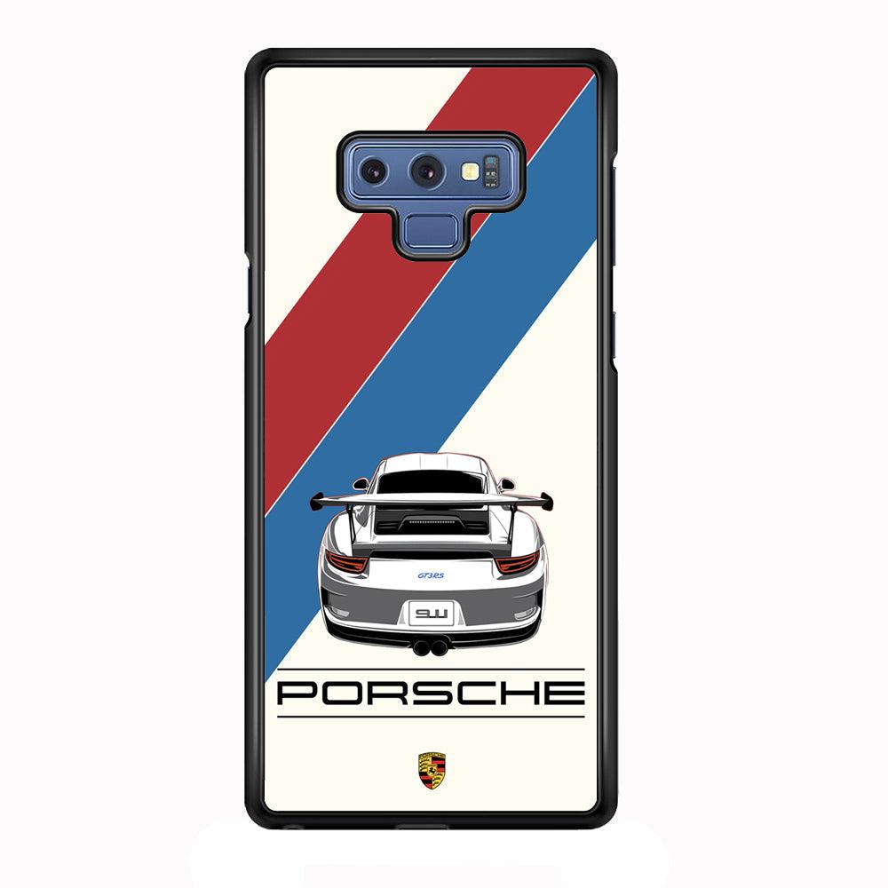 Porsche 70 of Luxury Samsung Galaxy Note 9 Case-Rubber Black (2D Case)-Oxvistore