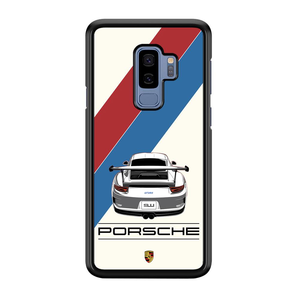 Porsche 70 of Luxury Samsung Galaxy S9 Plus Case-Rubber Black (2D Case)-Oxvistore