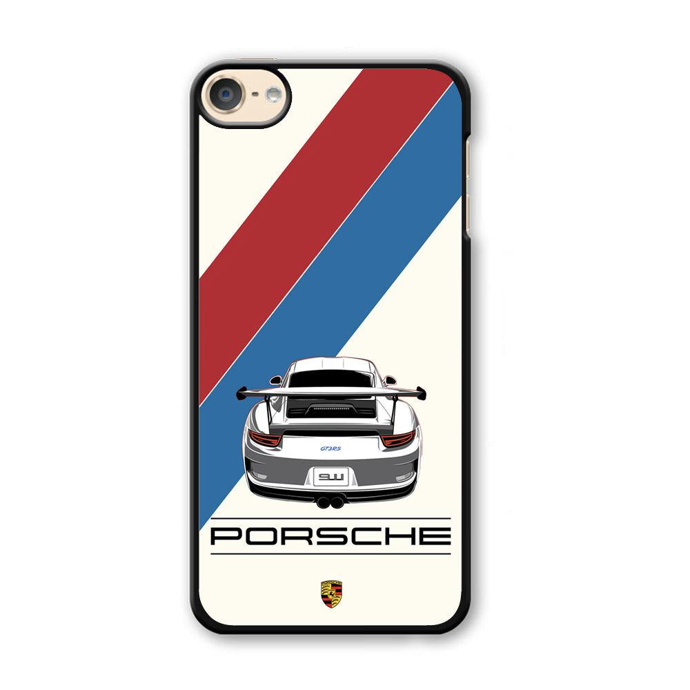 Porsche 70 of Luxury iPod Touch 6 Case-Plastic Black (2D Case)-Oxvistore