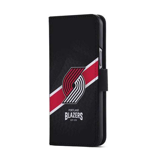 Portland Trail Blazers Logo Flip Wallet Phone Case-Oxvistore