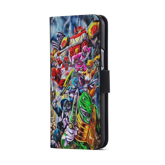 Power Rangers Squad Flip Wallet Phone Case-Oxvistore