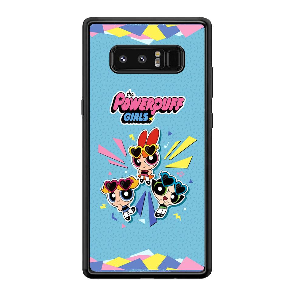 Powerpuff Girls The Protector Samsung Galaxy Note 8 Case-Rubber Black (2D Case)-Oxvistore