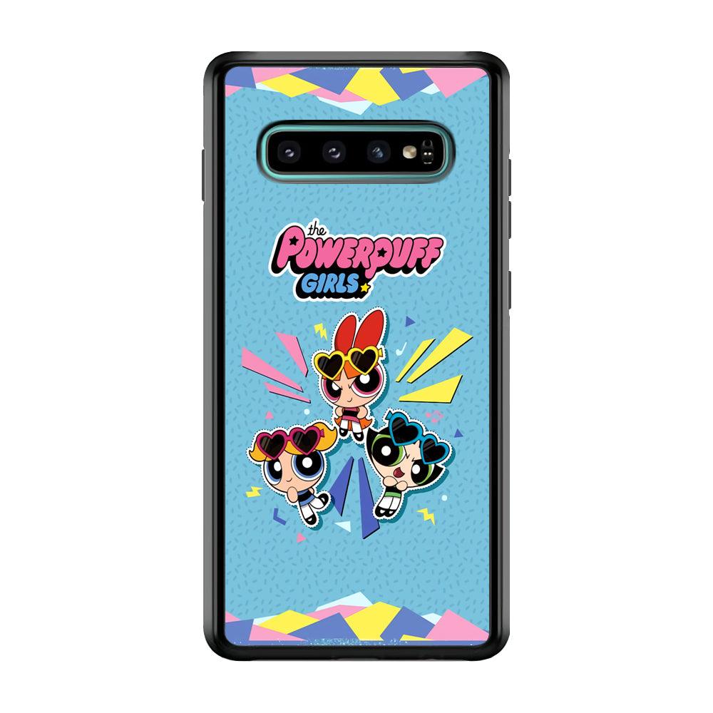 Powerpuff Girls The Protector Samsung Galaxy S10 Case-Rubber Black (2D Case)-Oxvistore