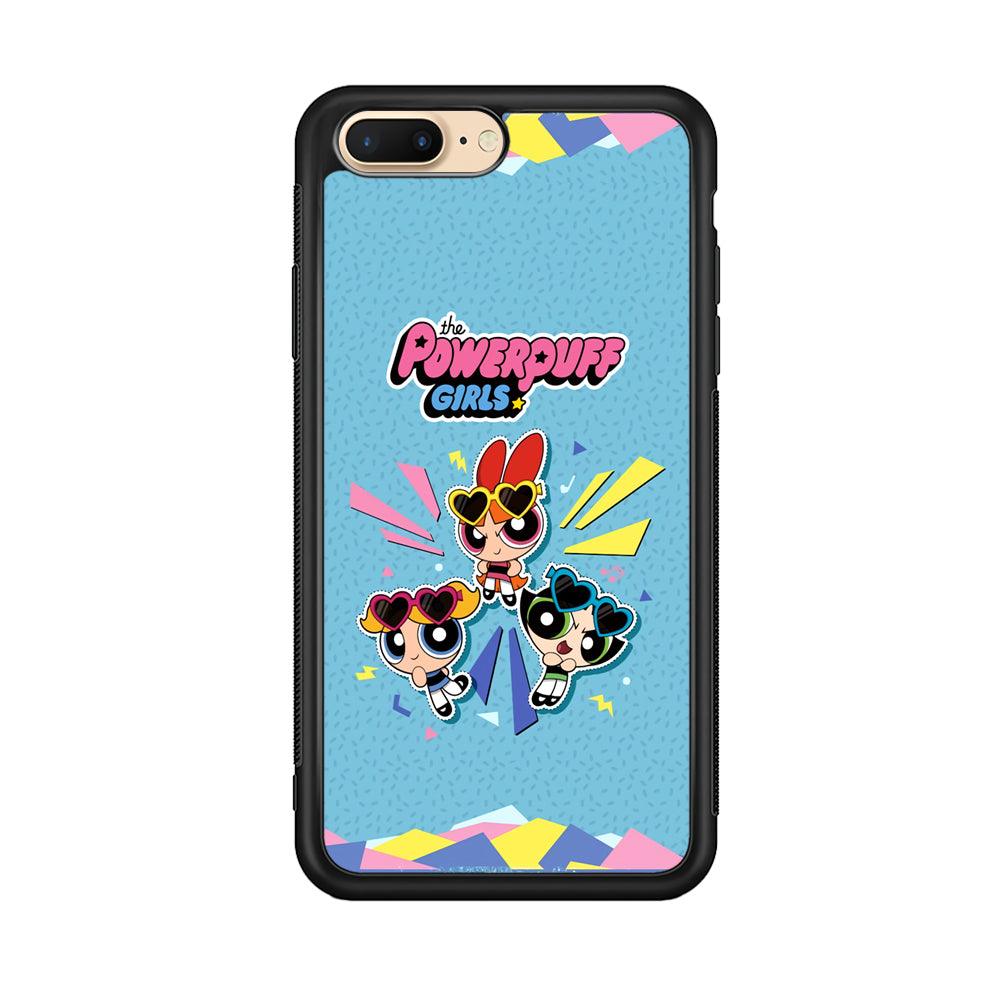 Powerpuff Girls The Protector iPhone 8 Plus Case-Rubber Black (2D Case)-Oxvistore