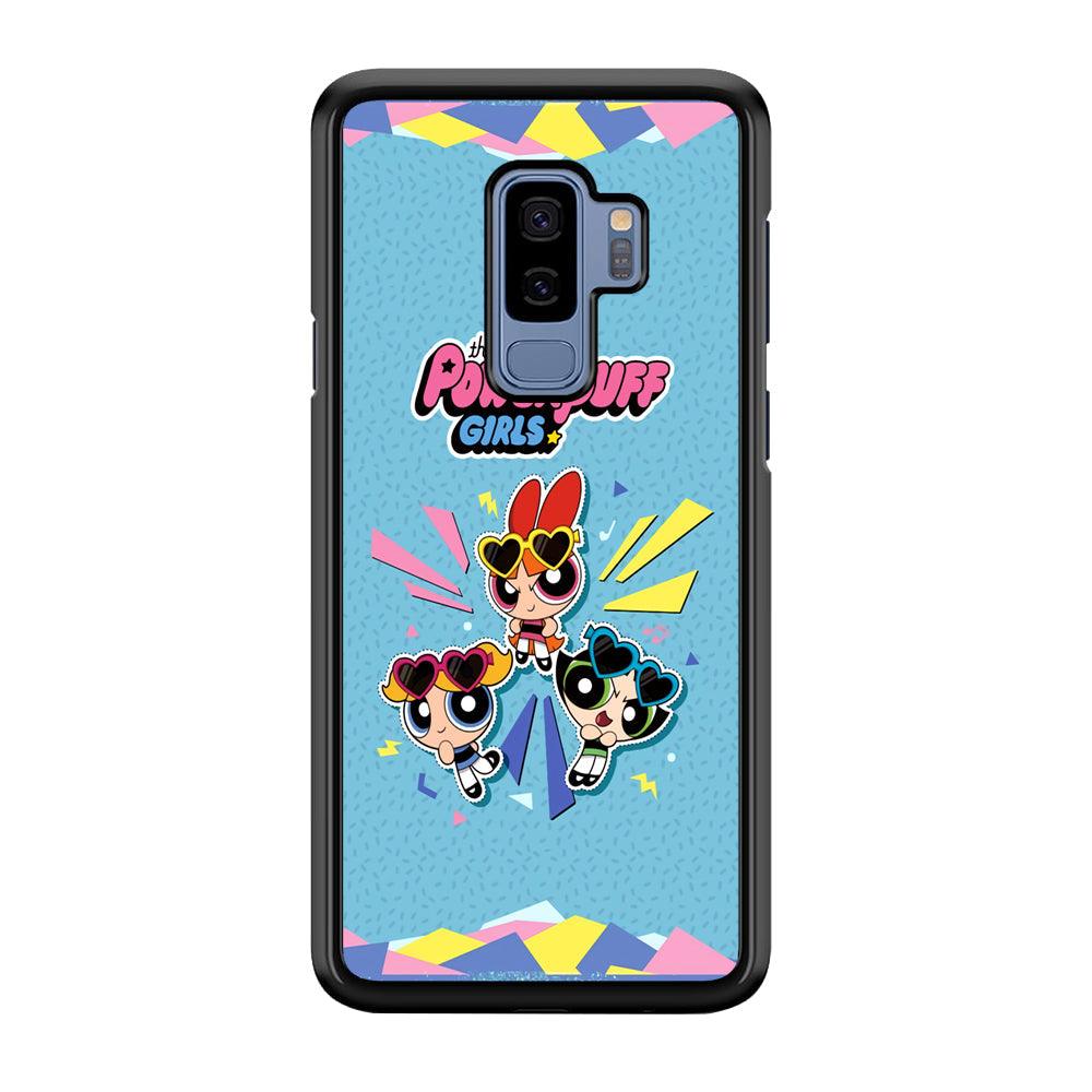 Powerpuff Girls The Protector Samsung Galaxy S9 Plus Case-Rubber Black (2D Case)-Oxvistore