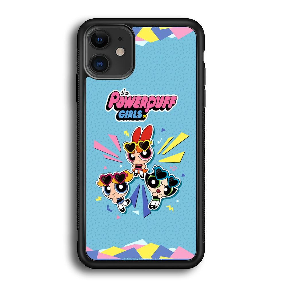 Powerpuff Girls The Protector iPhone 12 Case-Rubber Black (2D Case)-Oxvistore