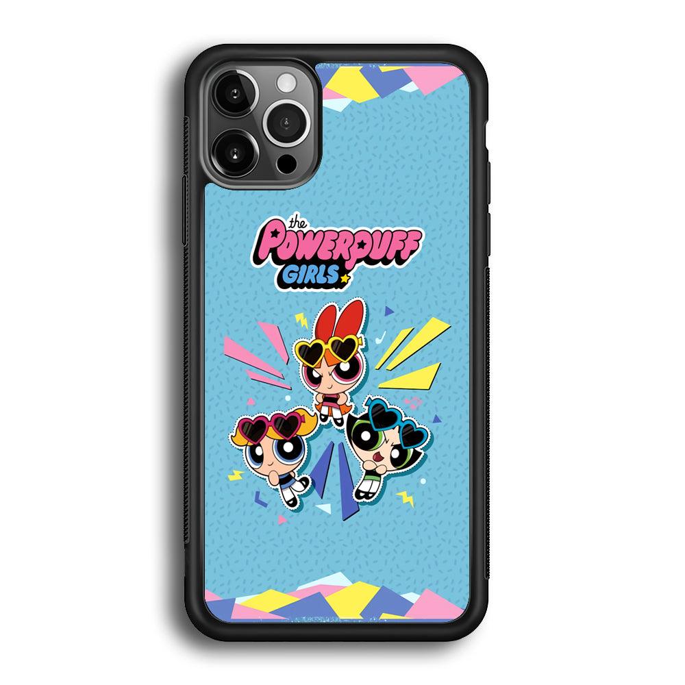 Powerpuff Girls The Protector iPhone 12 Pro Max Case-Rubber Black (2D Case)-Oxvistore