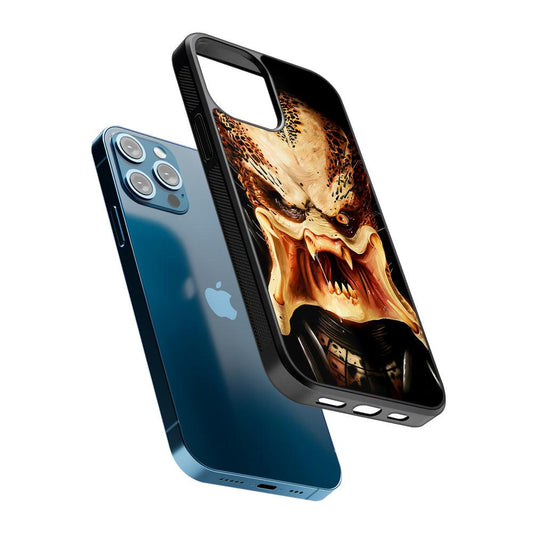 Predator Alien Face 2D Rubber Phone Case-Oxvistore