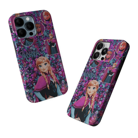 Princess Anna Frozen Art 2 in 1 Tough Phone Case-Oxvistore