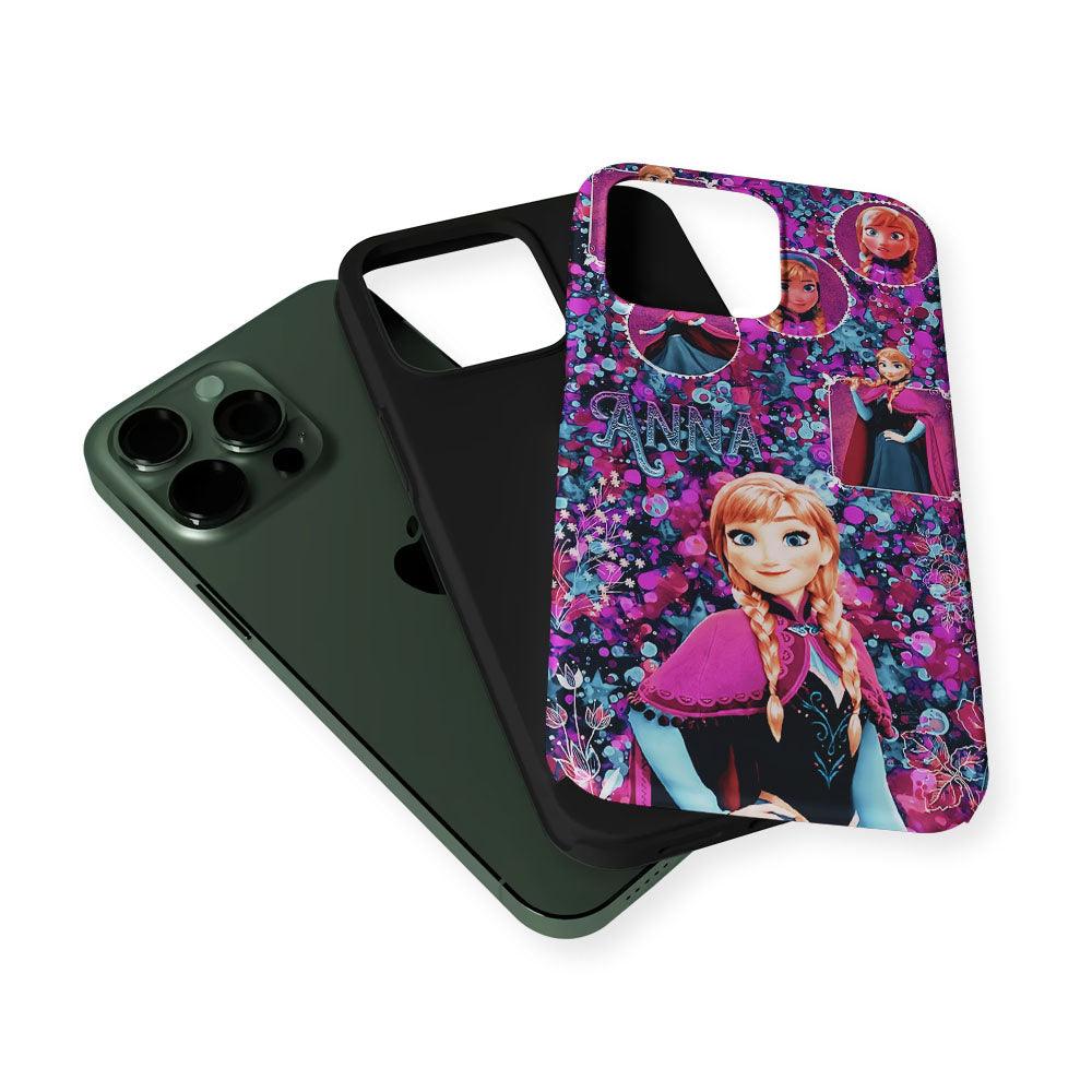 Princess Anna Frozen Art 2 in 1 Tough Phone Case-Oxvistore