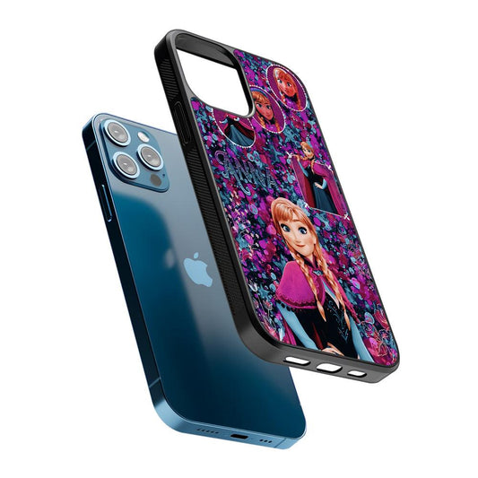 Princess Anna Frozen Art 2D Rubber Phone Case-Oxvistore