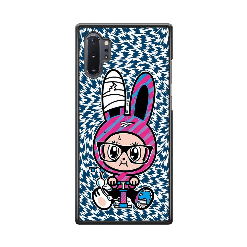 Pump Up and Rise Again Samsung Galaxy Note 10 Plus Case-Rubber White (2D Case)-Oxvistore