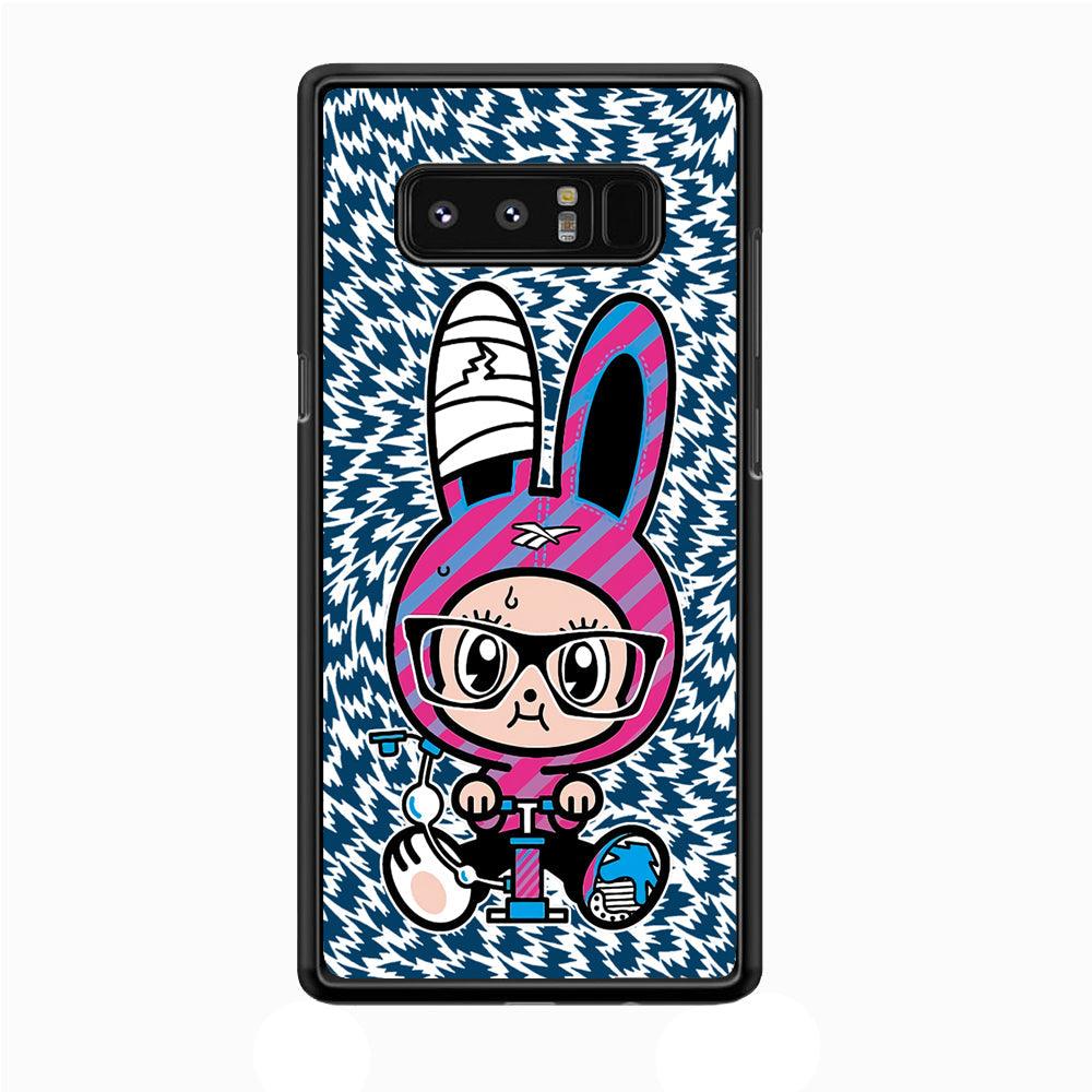 Pump Up and Rise Again Samsung Galaxy Note 8 Case-Rubber Black (2D Case)-Oxvistore