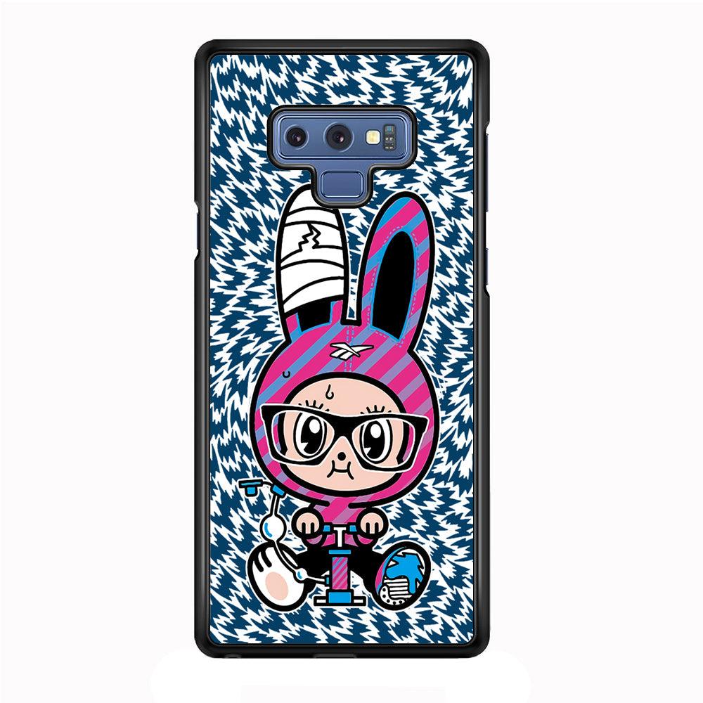 Pump Up and Rise Again Samsung Galaxy Note 9 Case-Rubber Black (2D Case)-Oxvistore