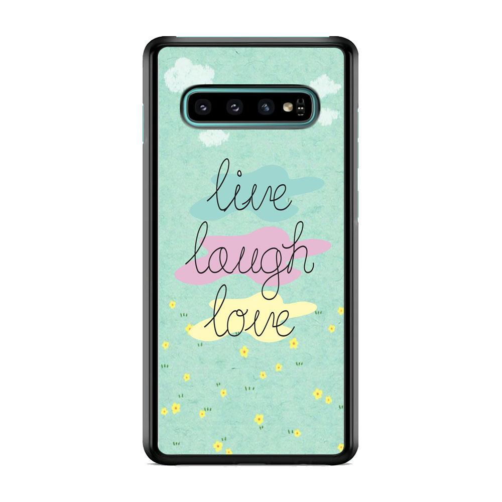 Quote Make it Habbit Samsung Galaxy S10 Case-Rubber Black (2D Case)-Oxvistore