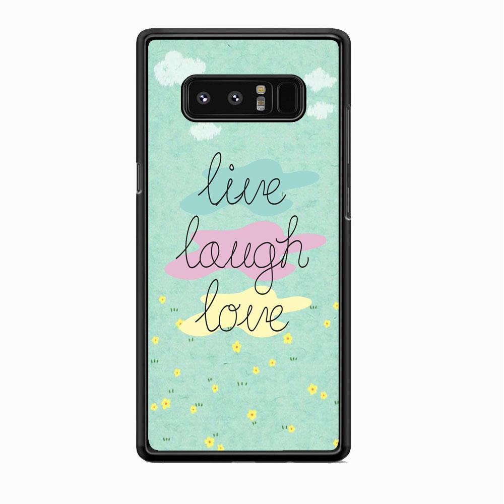 Quote Make it Habbit Samsung Galaxy Note 8 Case-Rubber Black (2D Case)-Oxvistore