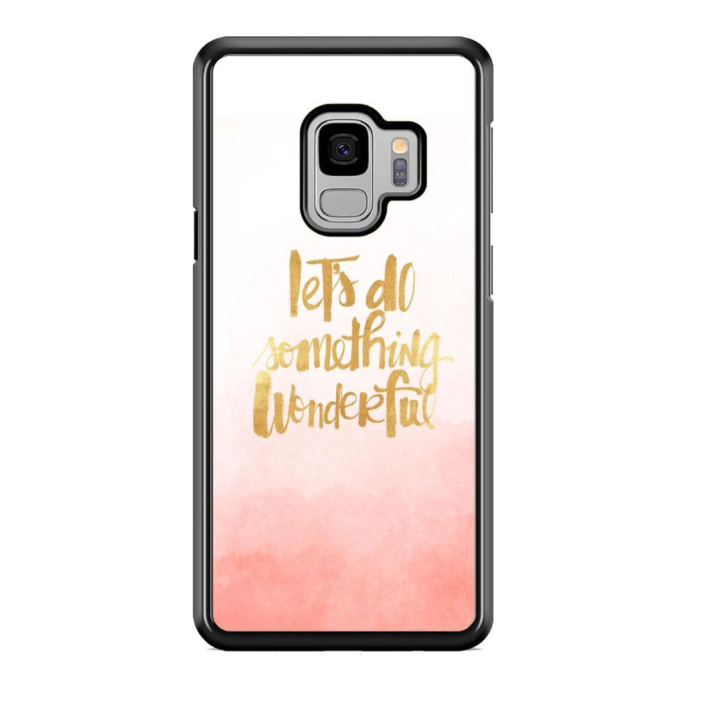 Quote Starting from Small Things Samsung Galaxy S9 Case-Rubber White (2D Case)-Oxvistore