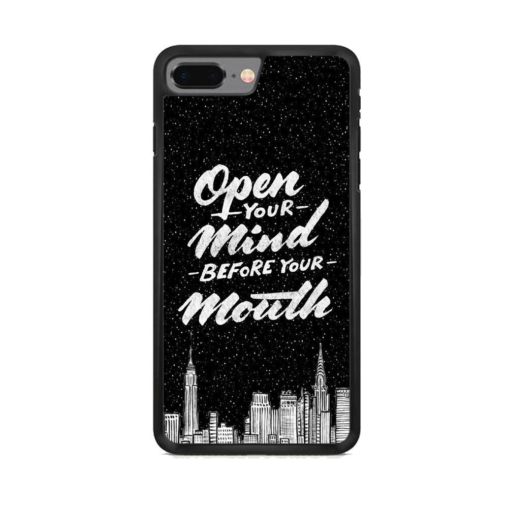 Quote The Awesome One iPhone 7 Plus Case-Rubber Black (2D Case)-Oxvistore