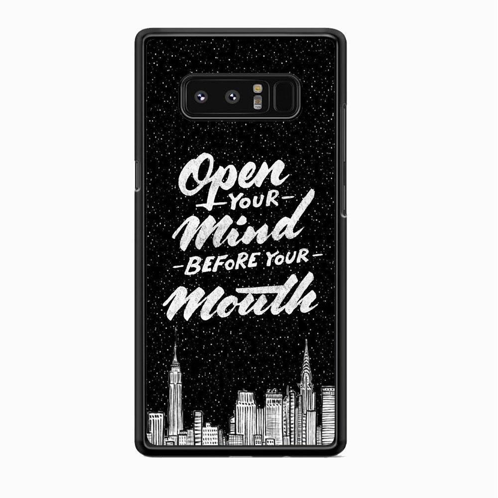 Quote The Awesome One Samsung Galaxy Note 8 Case-Rubber Black (2D Case)-Oxvistore