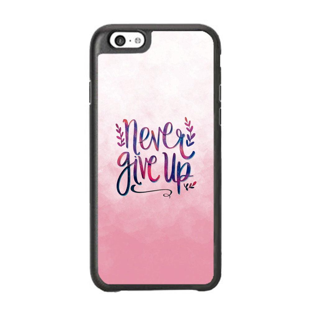 Quotes Pink Life iPhone 6 Plus | 6s Plus Case-Rubber Black (2D Case)-Oxvistore