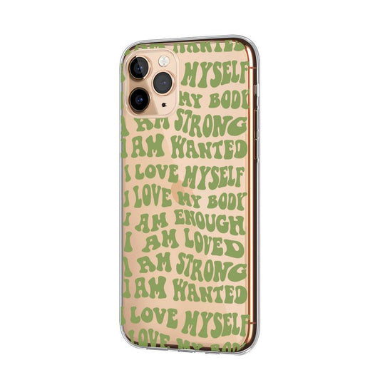 Quotes and Strong Mind Clear Soft Case-Oxvistore