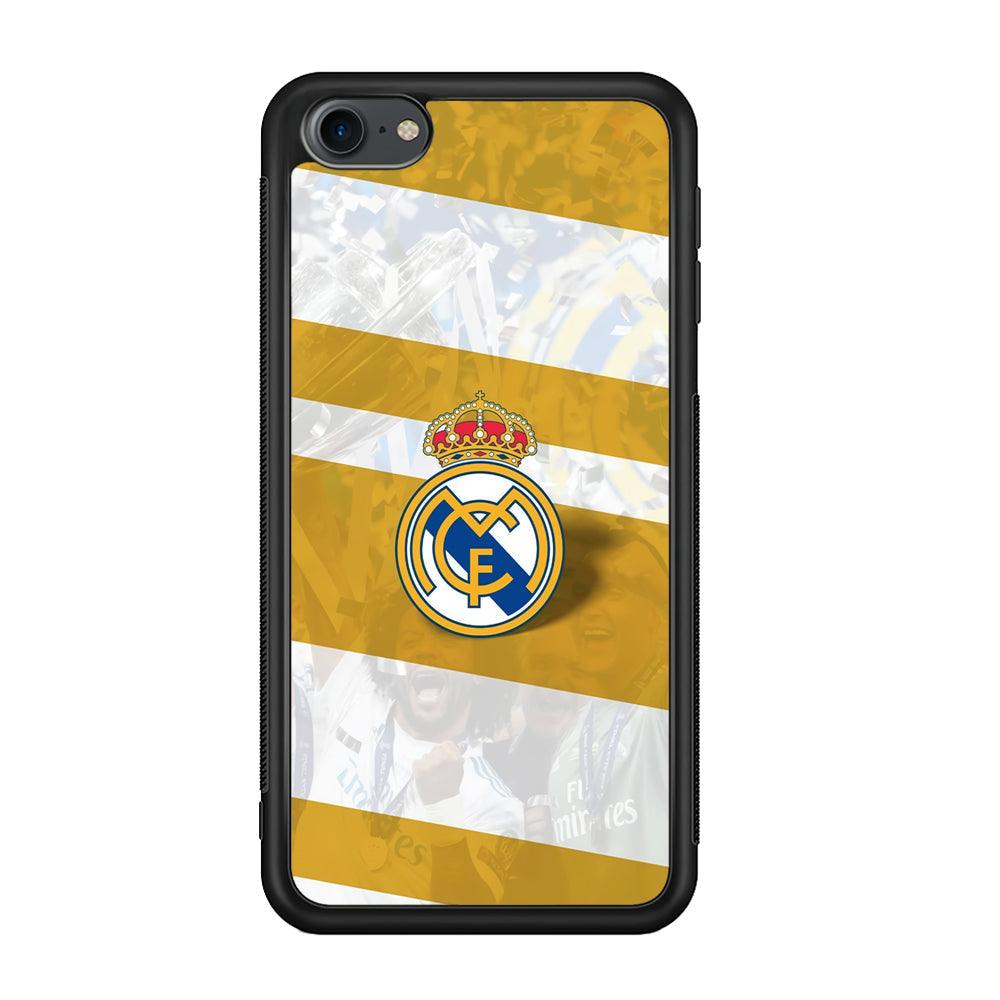 Real Madrid Pride of History iPod Touch 6 Case-Rubber Black (2D Case)-Oxvistore