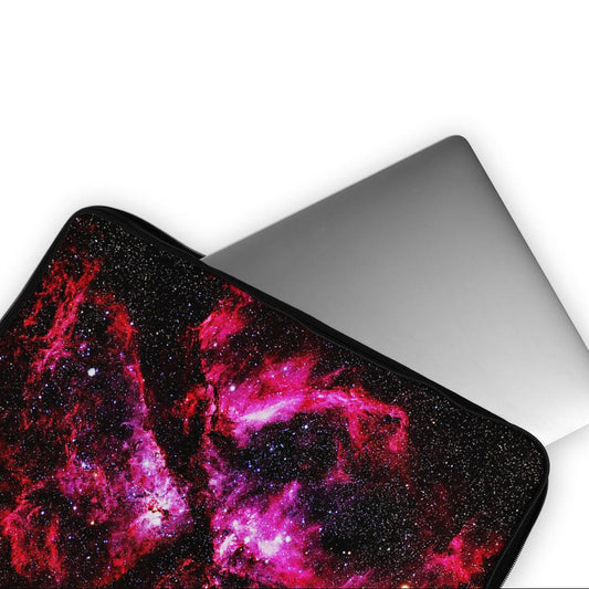 Red Cosmic Clouds Space Laptop Sleeve Protective Cover-Oxvistore