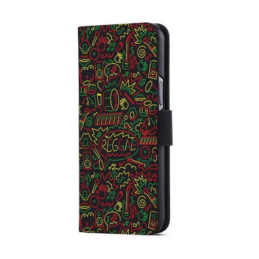 Reggae Music Rasta Art Flip Wallet Phone Case-Oxvistore
