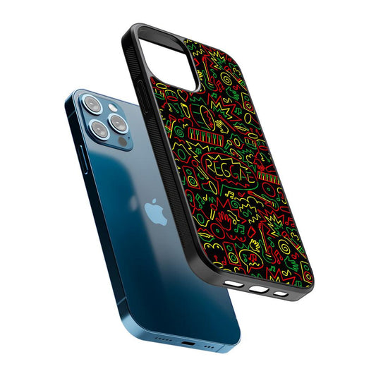 Reggae Music Rasta Art 2D Rubber Phone Case-Oxvistore