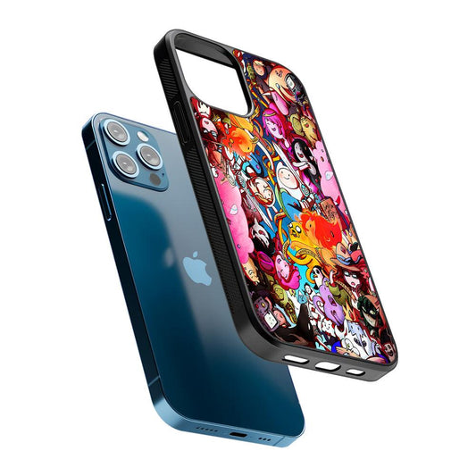 Regular Show and Adventure Time 2D Rubber Phone Case-Oxvistore