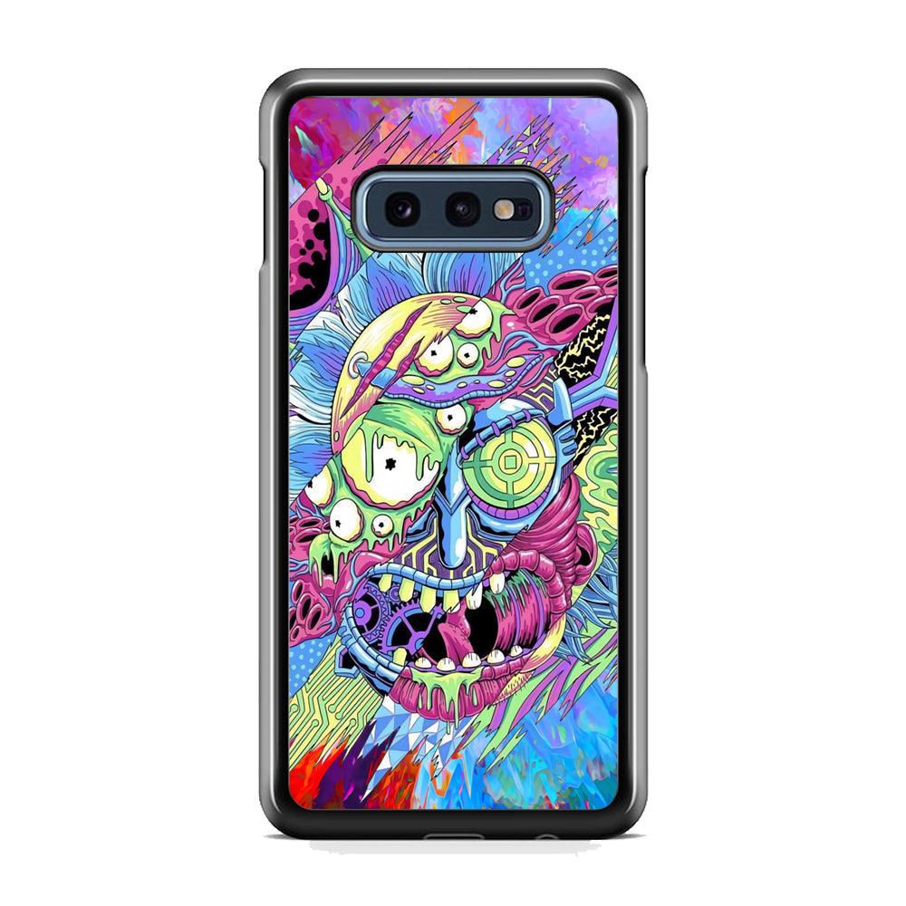 Rick Colour Life Samsung Galaxy S10E Case-Rubber White (2D Case)-Oxvistore