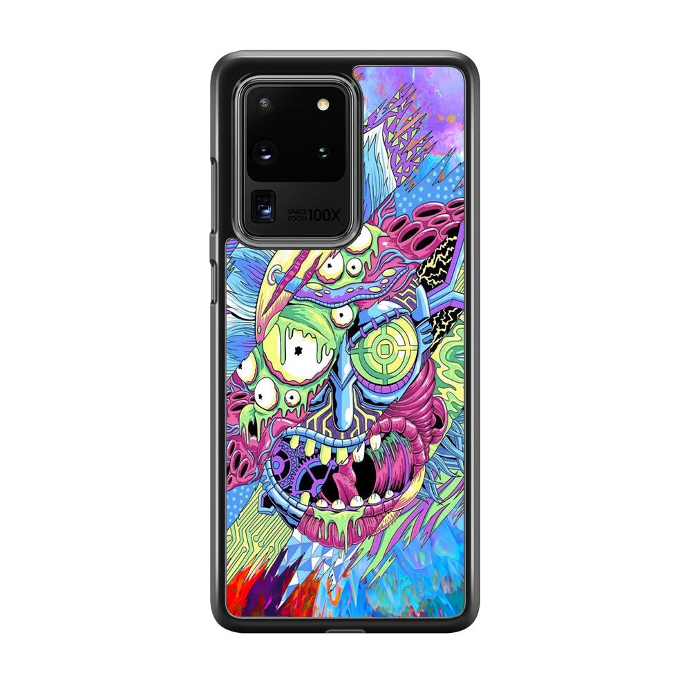 Rick Colour Life Samsung Galaxy S20 Ultra Case-Rubber Black (2D Case)-Oxvistore