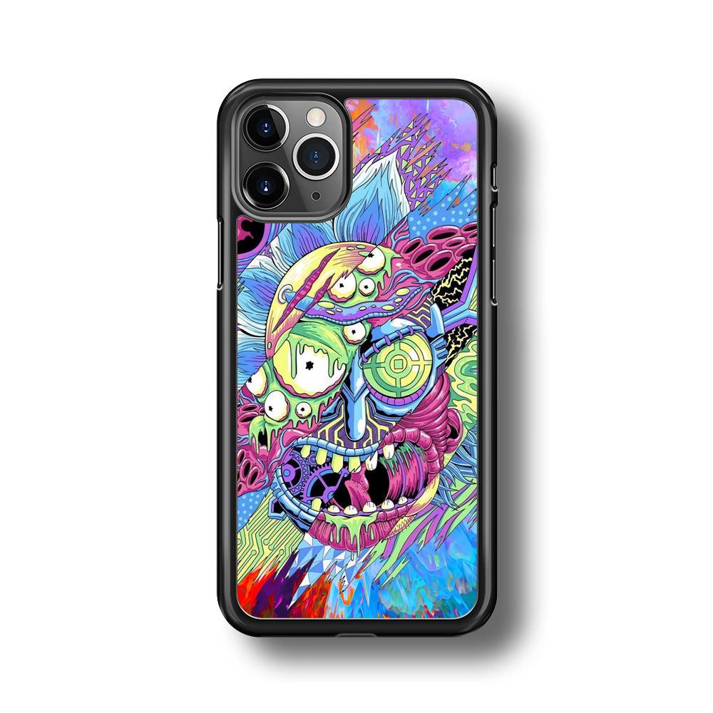 Rick Colour Life iPhone 11 Pro Case-Rubber Black (2D Case)-Oxvistore
