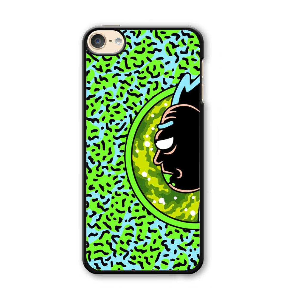 Rick Seriousness Face iPod Touch 6 Case-Plastic Black (2D Case)-Oxvistore