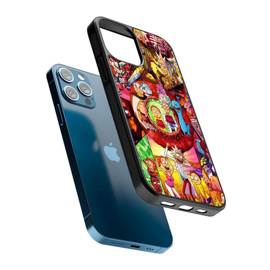 Rick and Morty Best Scene 2D Rubber Phone Case-Oxvistore