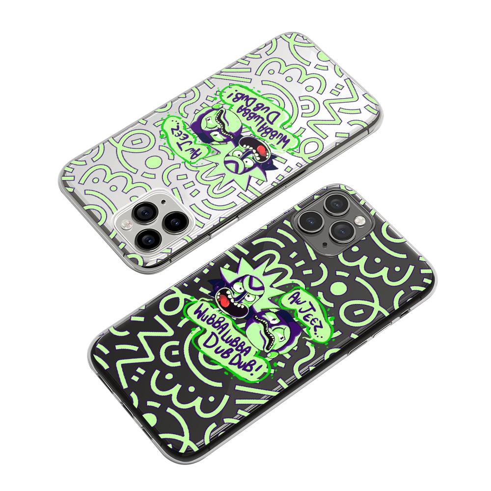 Rick and Morty Go To Another Dimension Clear Soft Case-Oxvistore