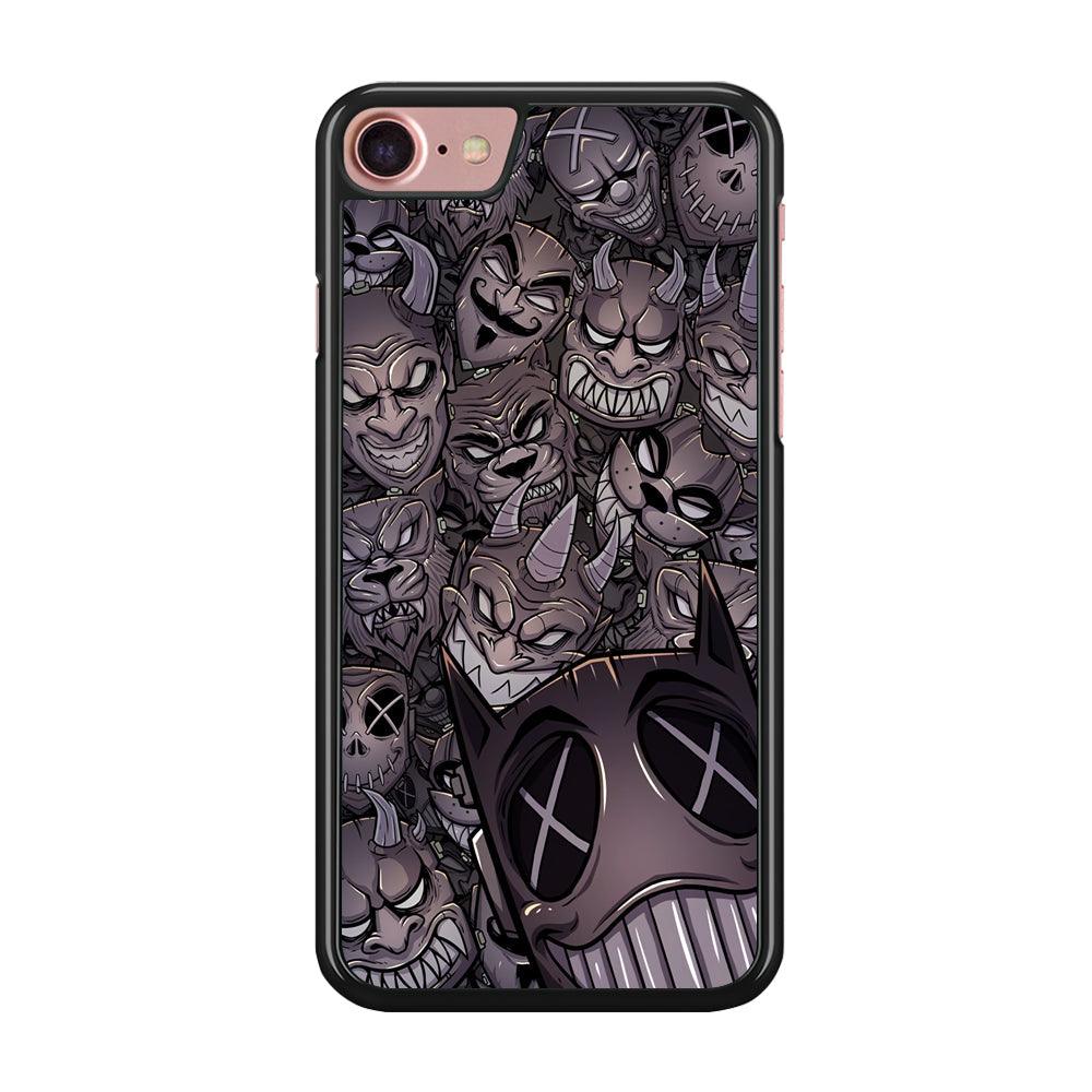 Ridicule from Underground iPhone 7 Case-Rubber Black (2D Case)-Oxvistore
