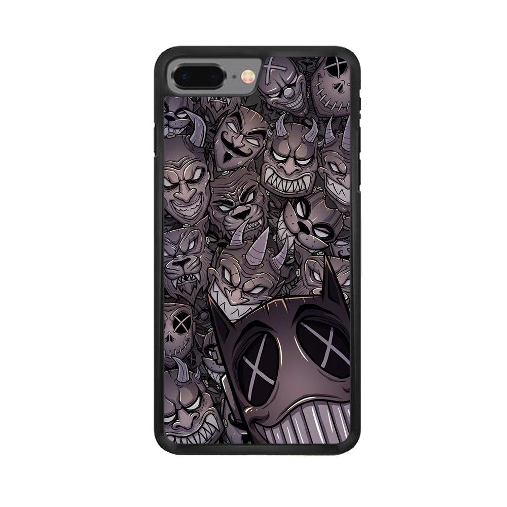 Ridicule from Underground iPhone 8 Plus Case-Rubber White (2D Case)-Oxvistore