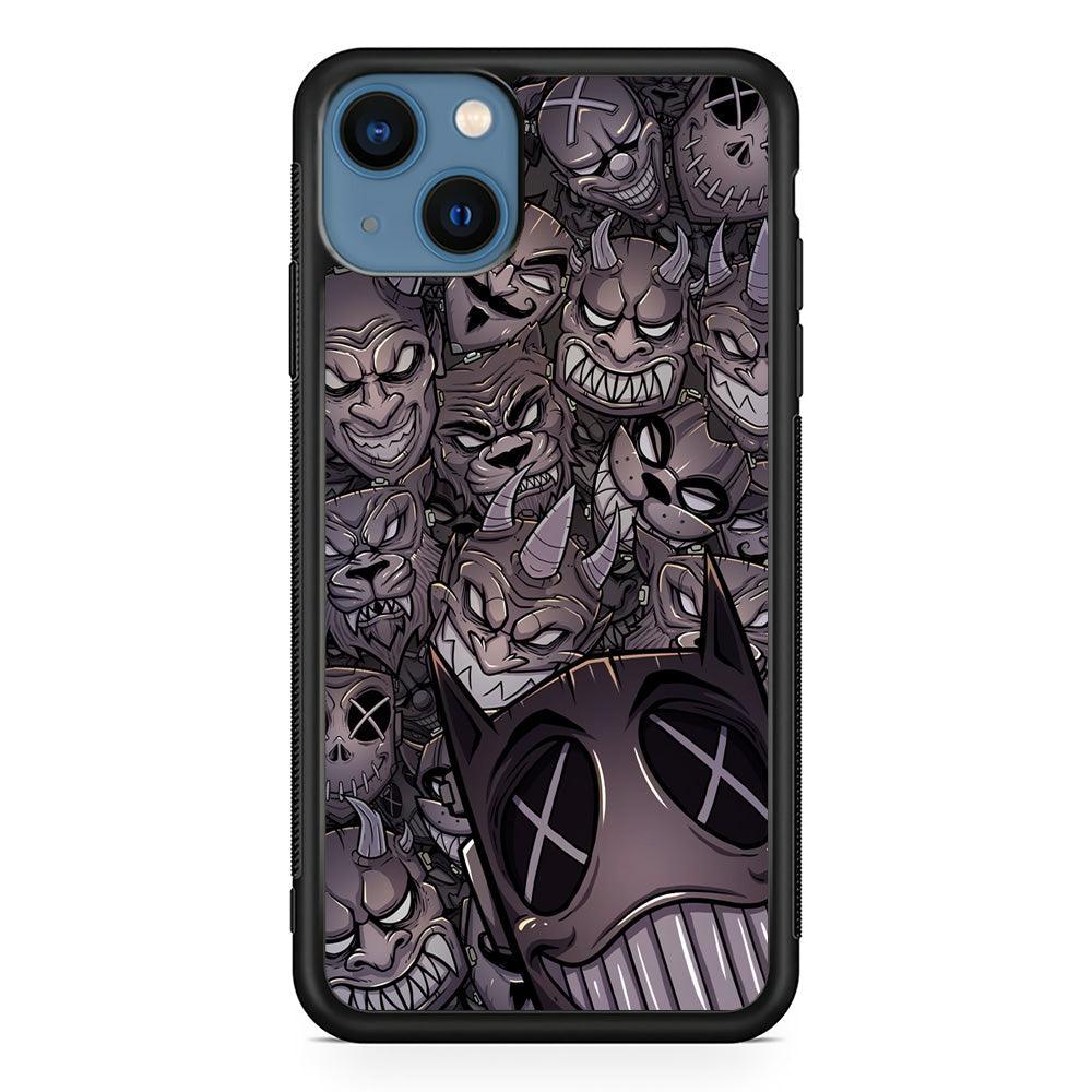 Ridicule from Underground iPhone 14 Case-Rubber Black (2D Case)-Oxvistore