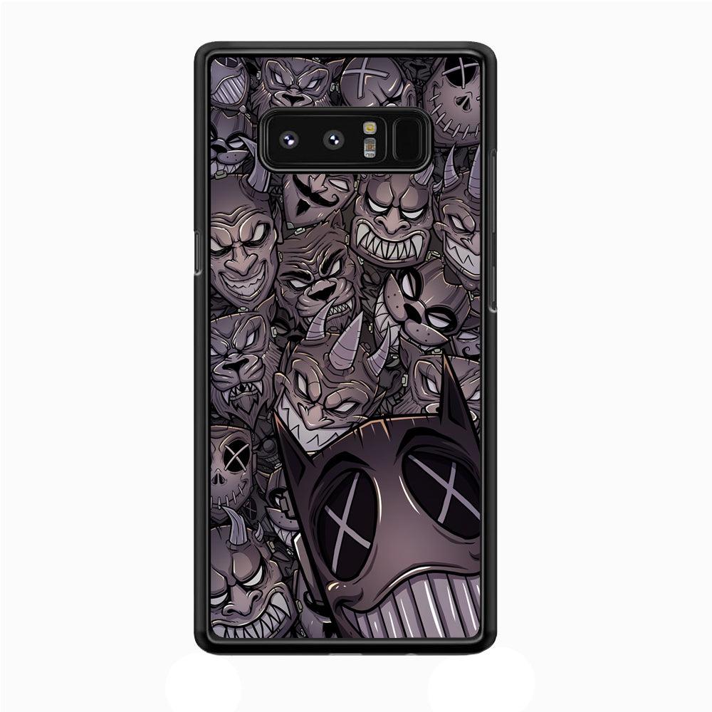 Ridicule from Underground Samsung Galaxy Note 8 Case-Rubber Black (2D Case)-Oxvistore