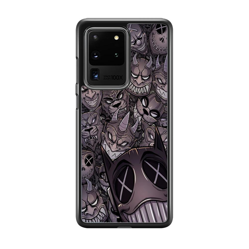 Ridicule from Underground Samsung Galaxy S20 Ultra Case-Rubber Black (2D Case)-Oxvistore