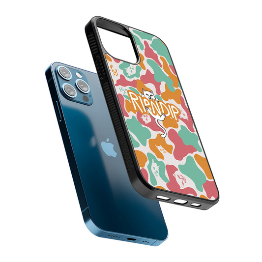 Rip N Dip Colorfull Camo 2D Rubber Phone Case-Oxvistore