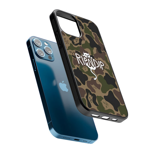 Rip N Dip Green Camo 2D Rubber Phone Case-Oxvistore
