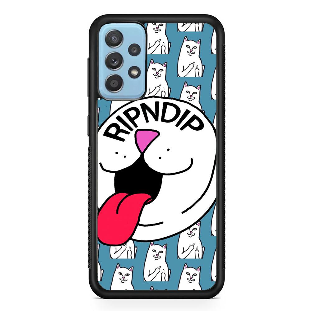 Rip N Dip Pill Dip Samsung Galaxy A72 Case-Rubber Black (2D Case)-Oxvistore