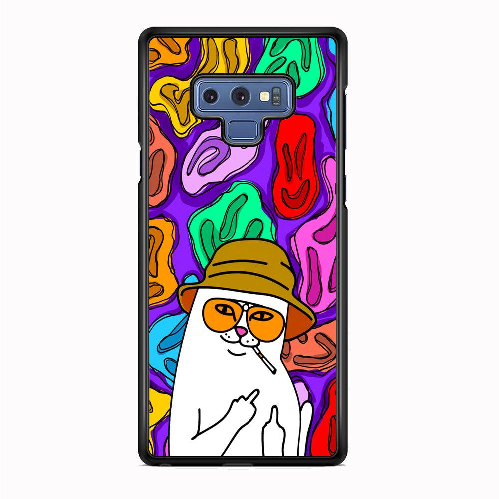 Rip N Dip Scary Master Samsung Galaxy Note 9 Case-Rubber Black (2D Case)-Oxvistore