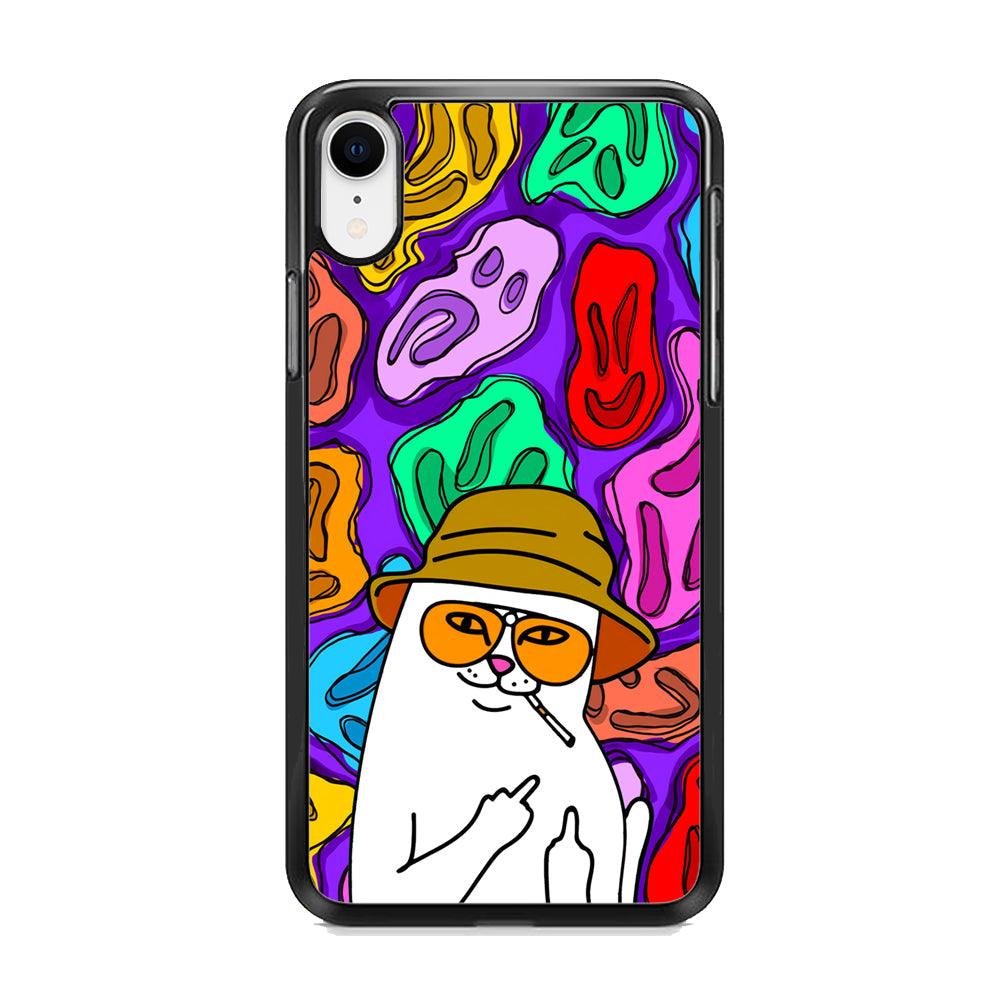 Rip N Dip Scary Master iPhone XR Case-Rubber Black (2D Case)-Oxvistore