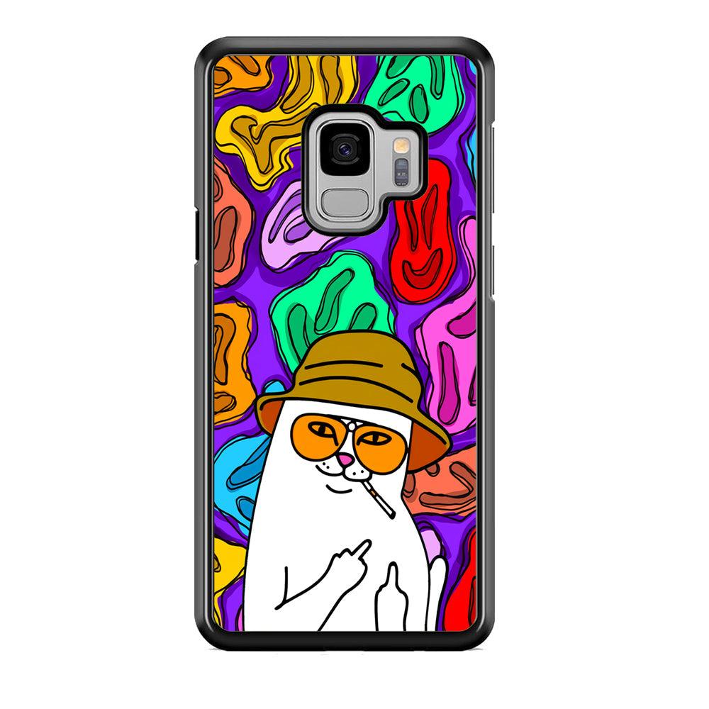 Rip N Dip Scary Master Samsung Galaxy S9 Case-Rubber Black (2D Case)-Oxvistore