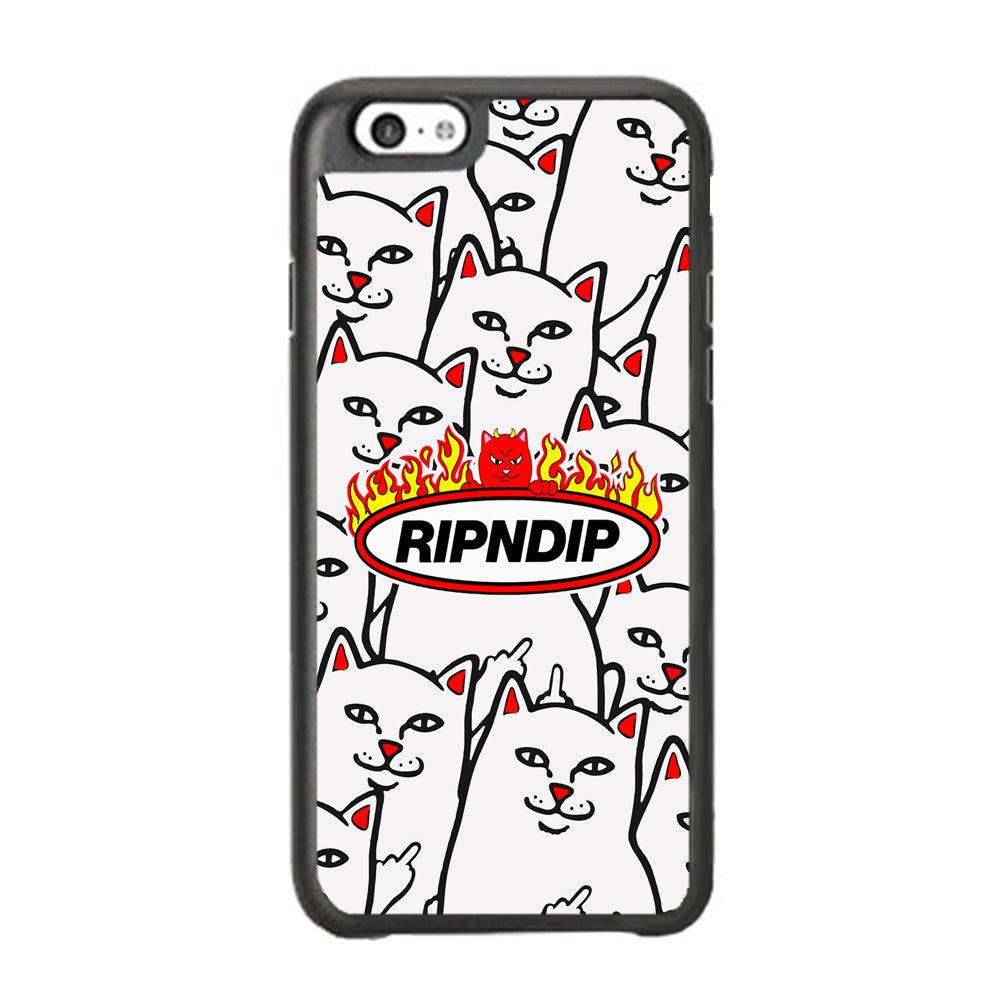 Rip N Dip Spirit Flames iPhone 6 Plus | 6s Plus Case-Rubber Black (2D Case)-Oxvistore